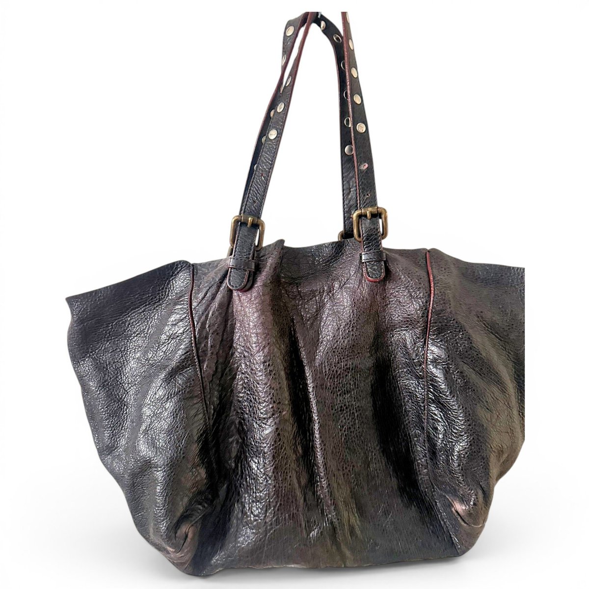 Leather handbag