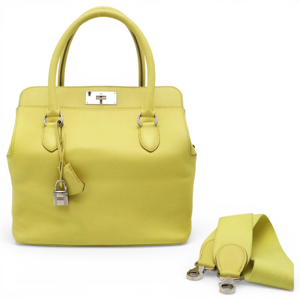 Toolbox leather handbag
