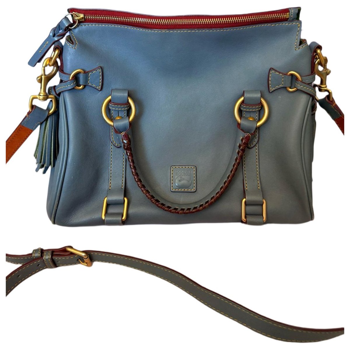 Leather satchel