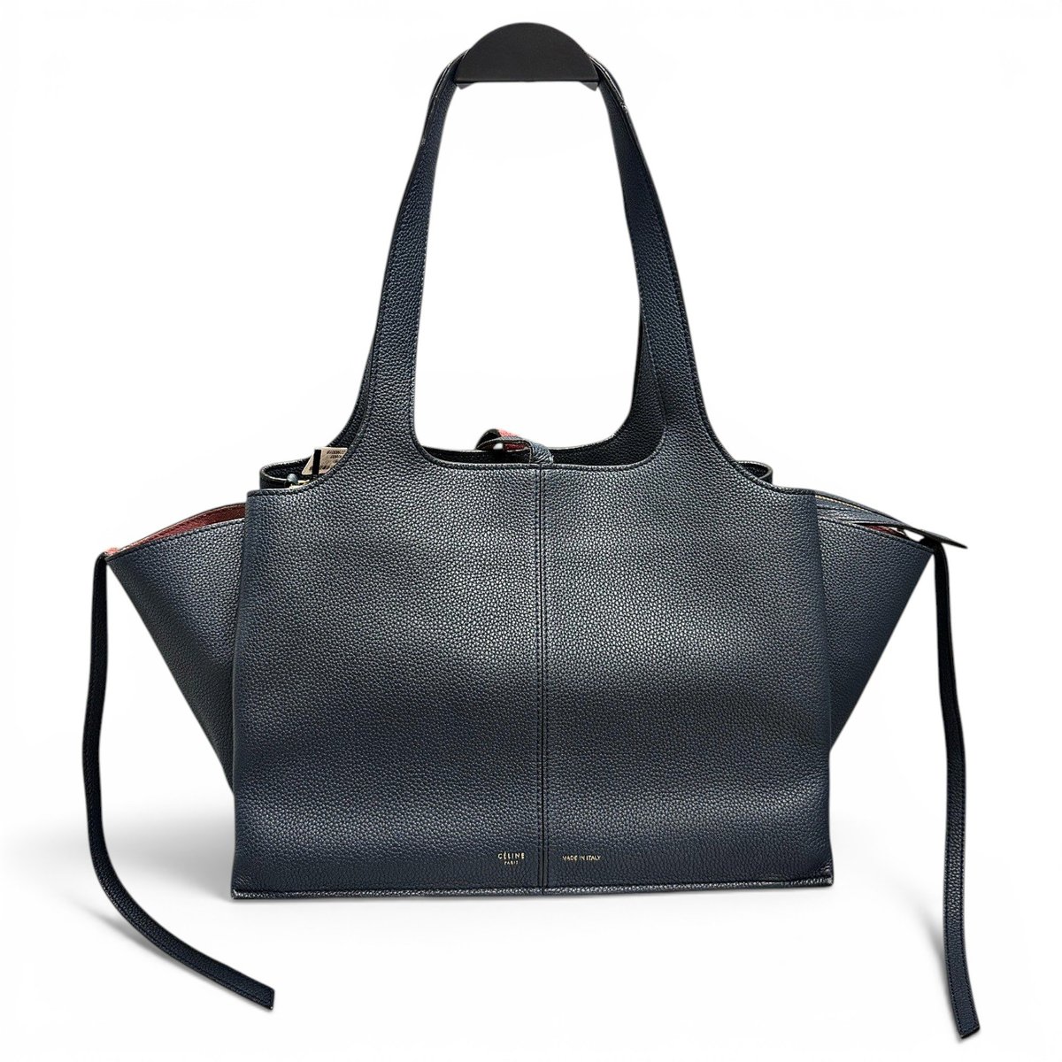 Tri-Fold leather handbag