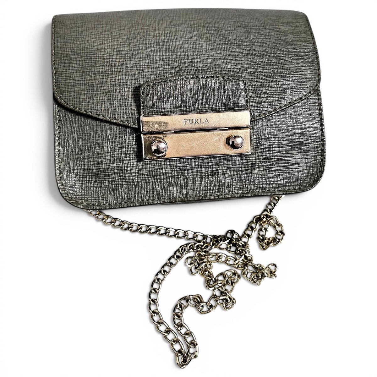 Metropolis leather crossbody bag
