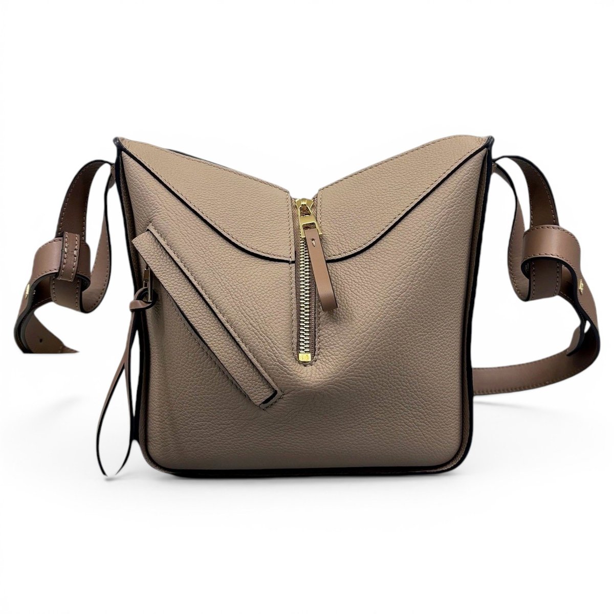 Hammock leather handbag
