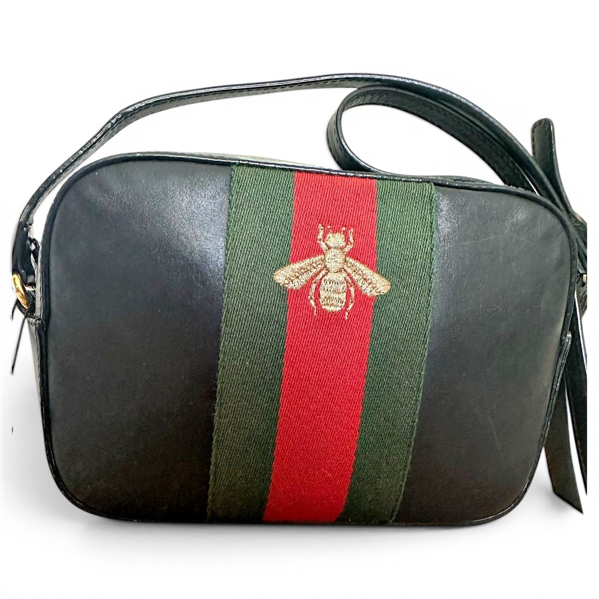 Ophidia leather crossbody bag