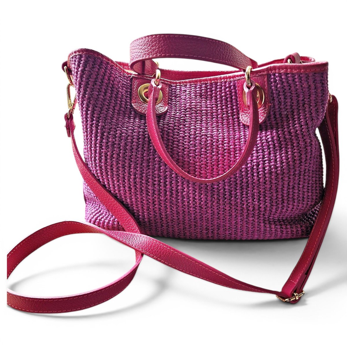 Vegan leather crossbody bag