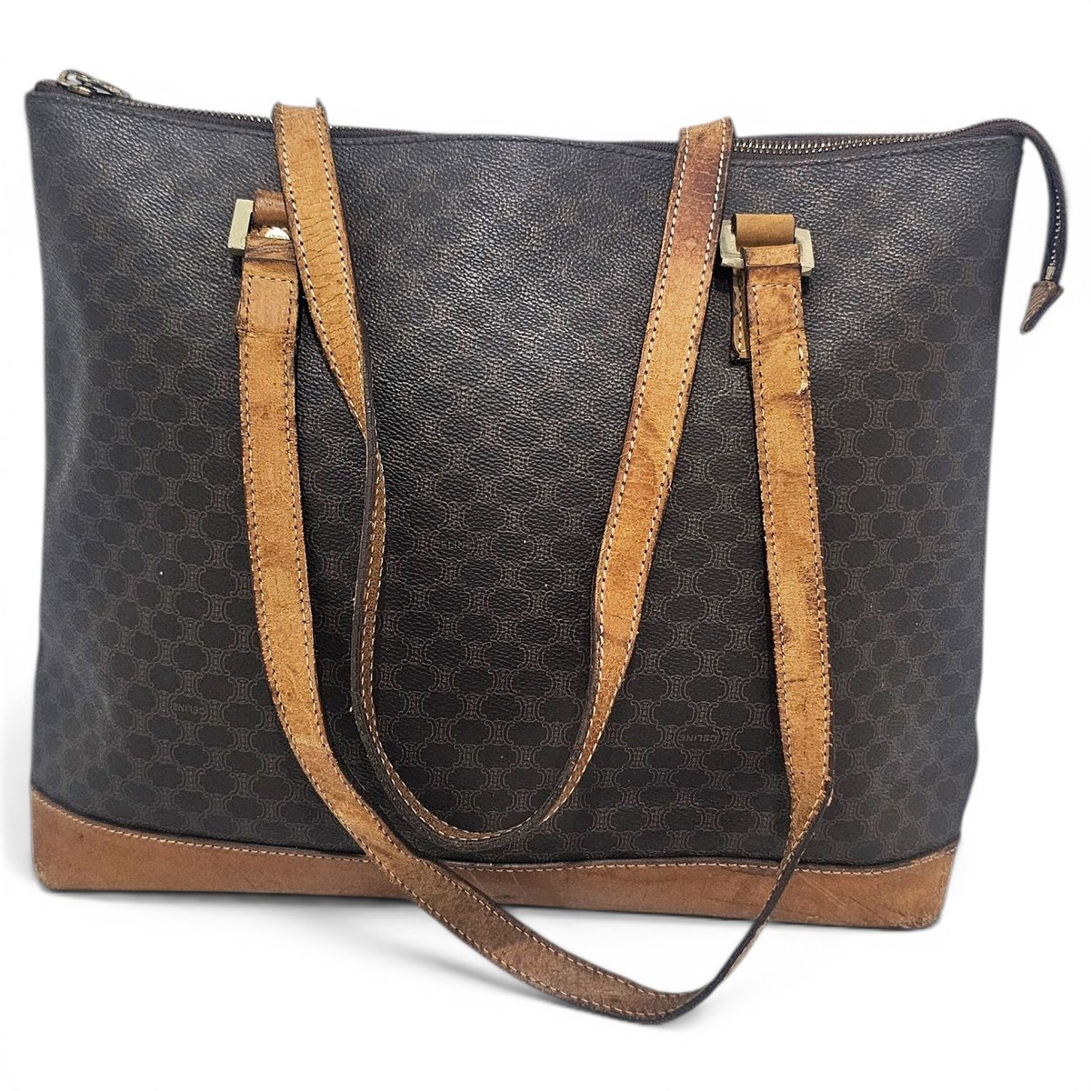 Cabas Horizotal leather tote