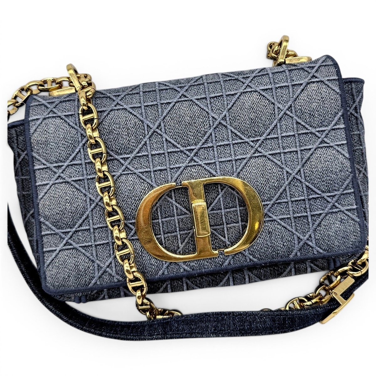 Dior Caro cloth handbag