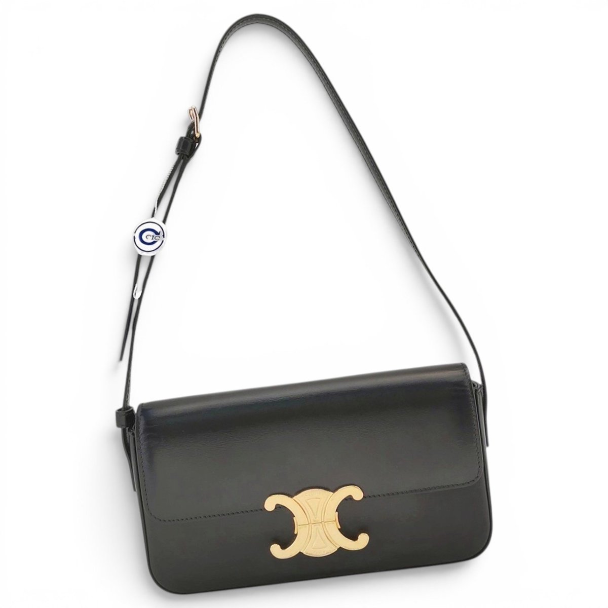 Triomphe Long leather handbag