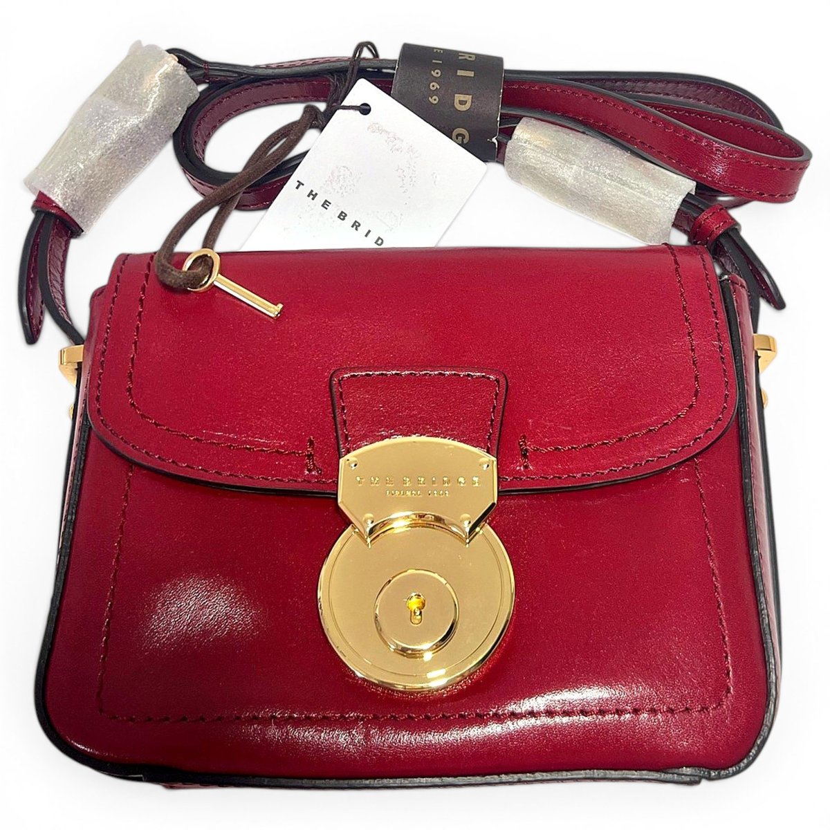 Leather crossbody bag