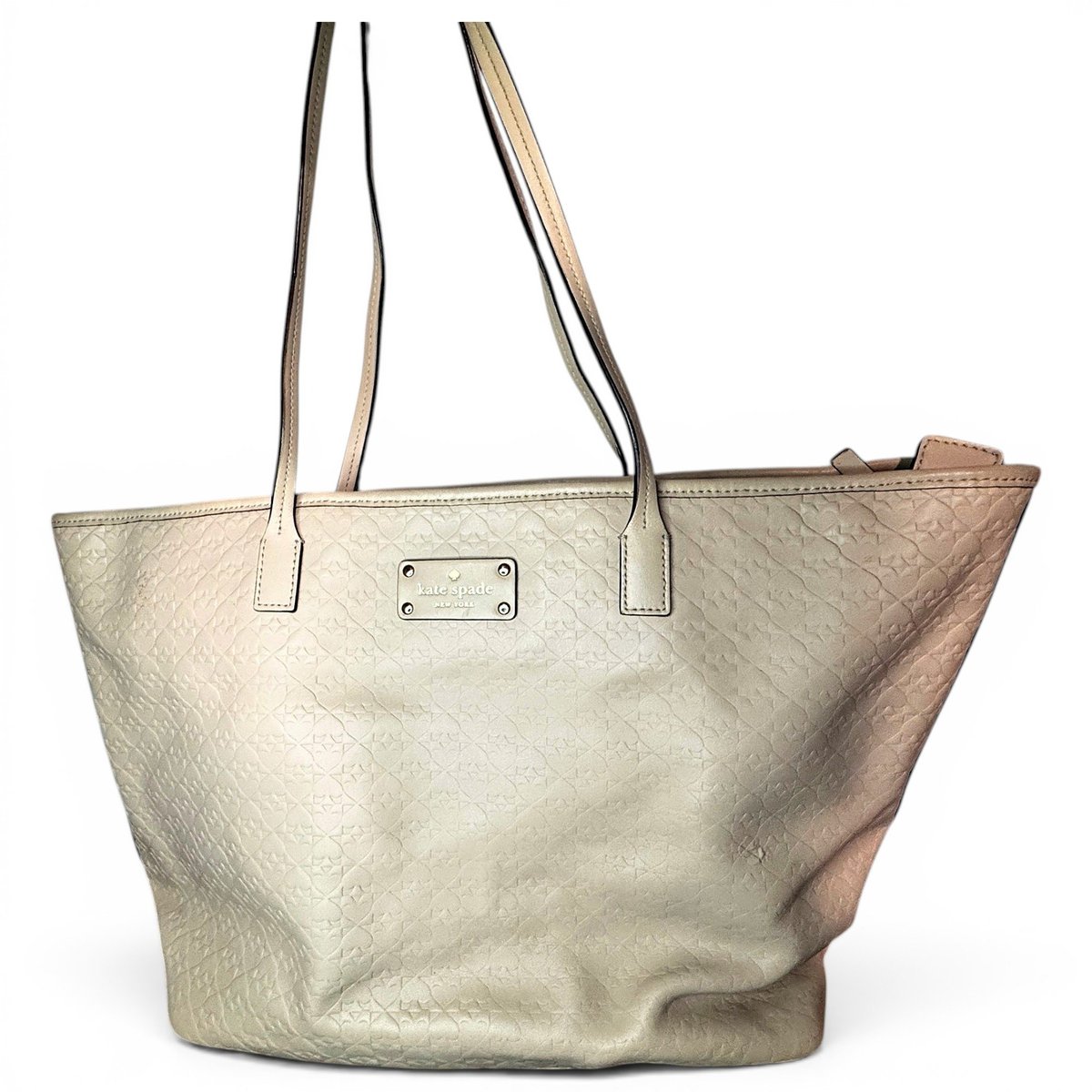 Leather tote
