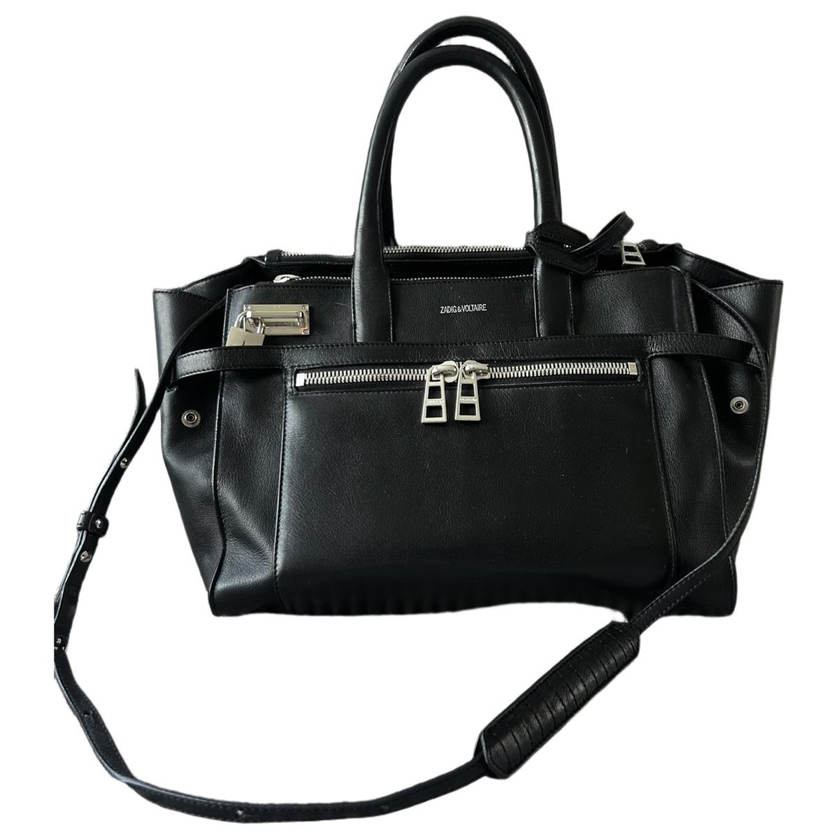Candide leather handbag