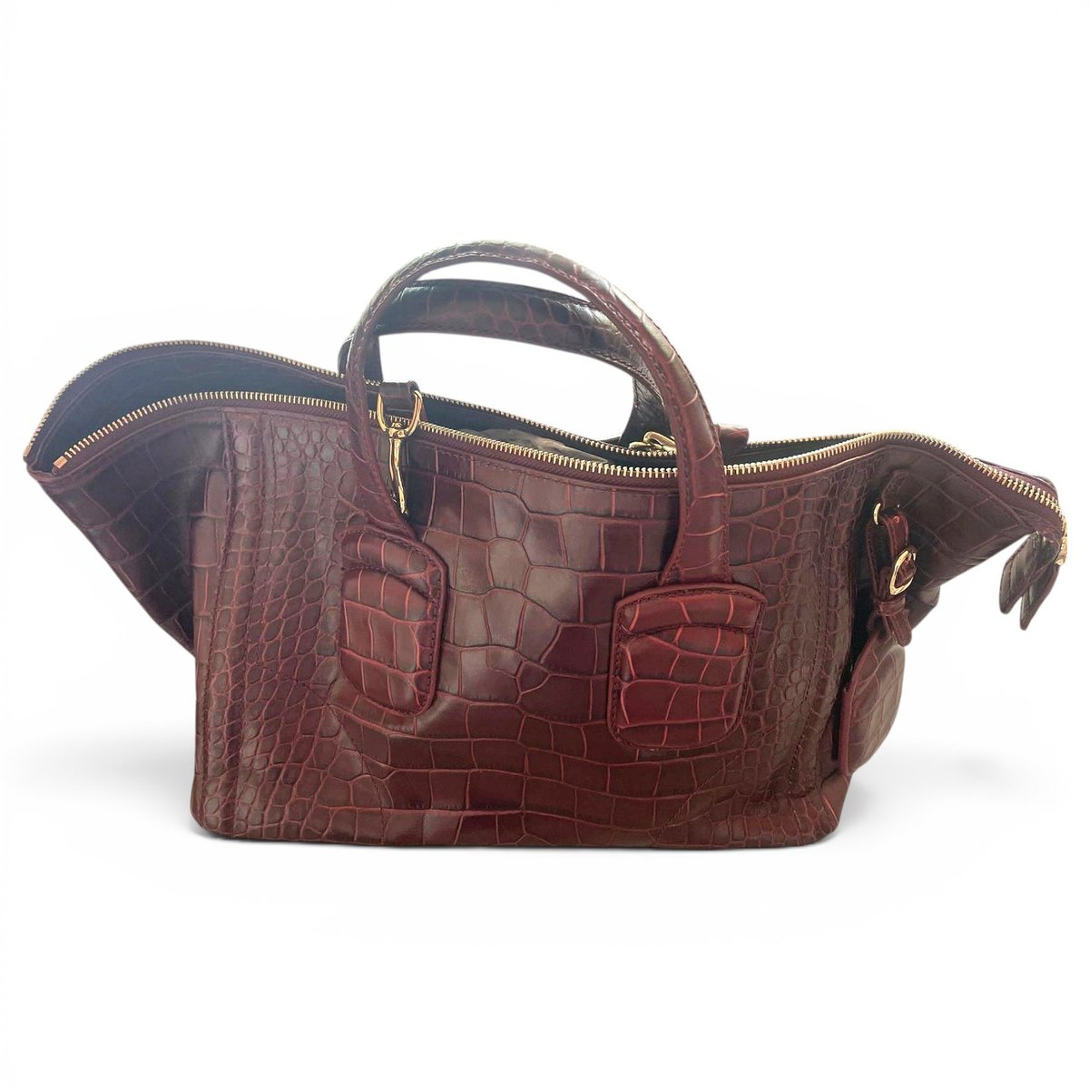 Leather handbag