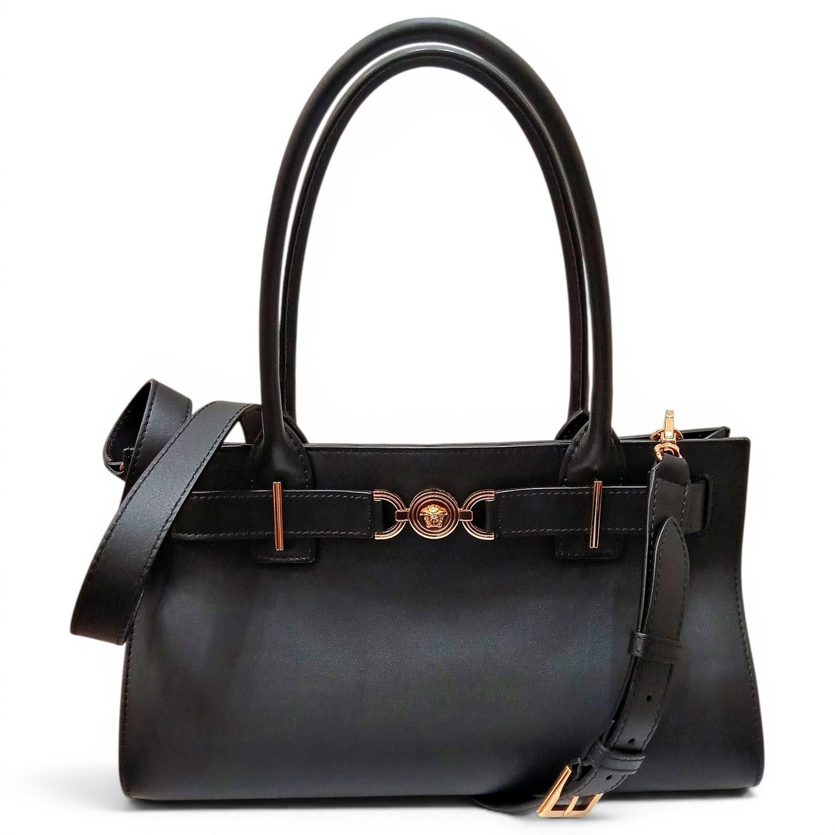 La Medusa leather handbag