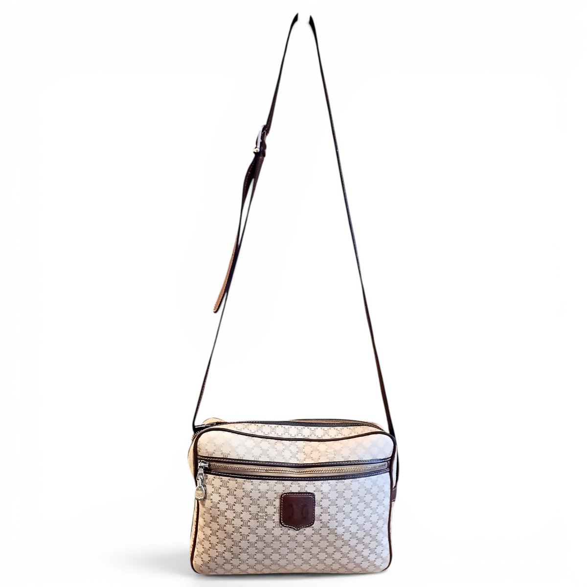 Triomphe leather crossbody bag