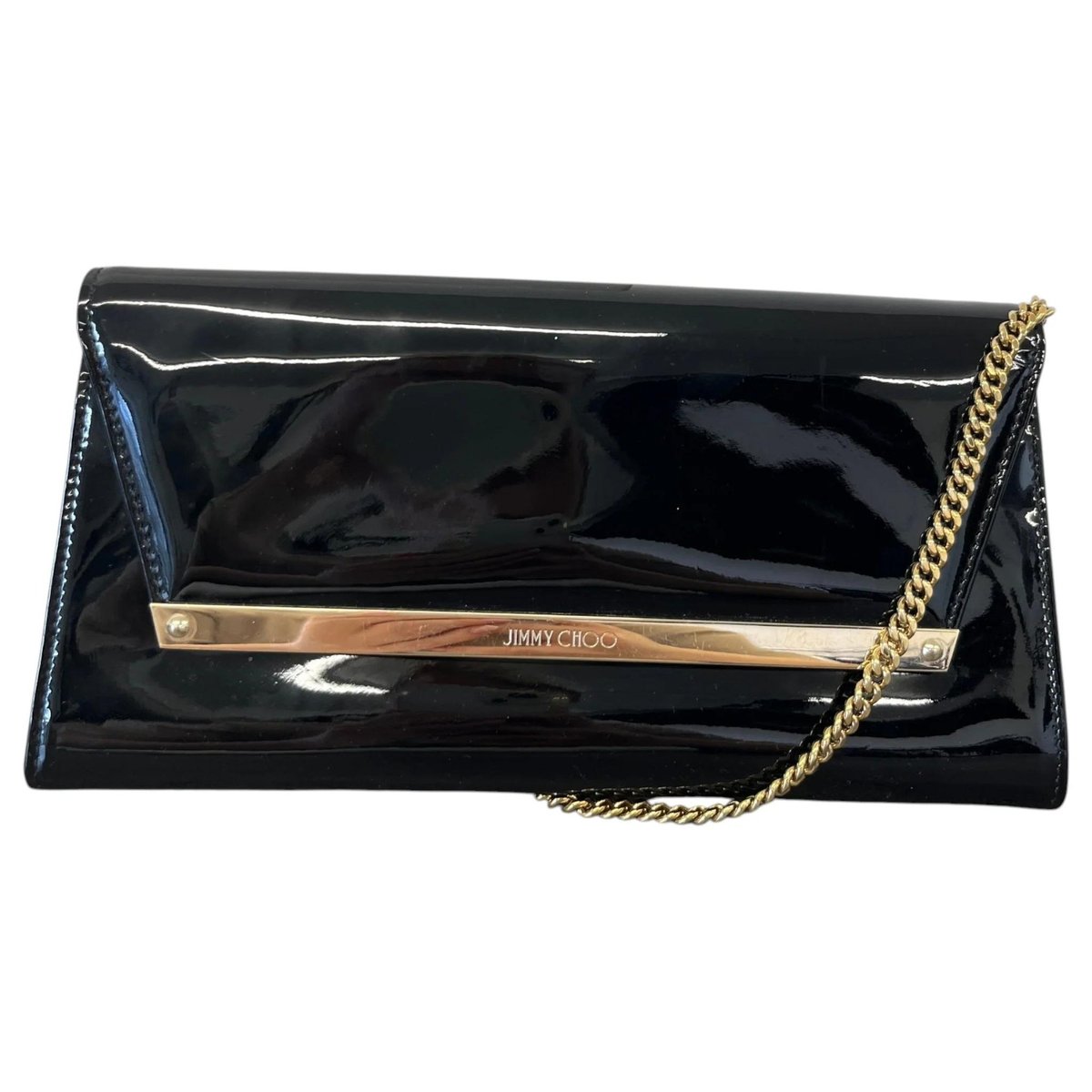 Patent leather handbag