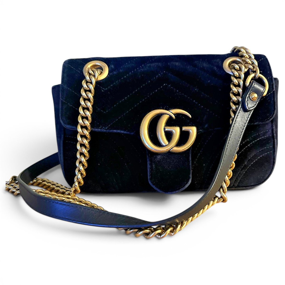 GG Marmont velvet handbag