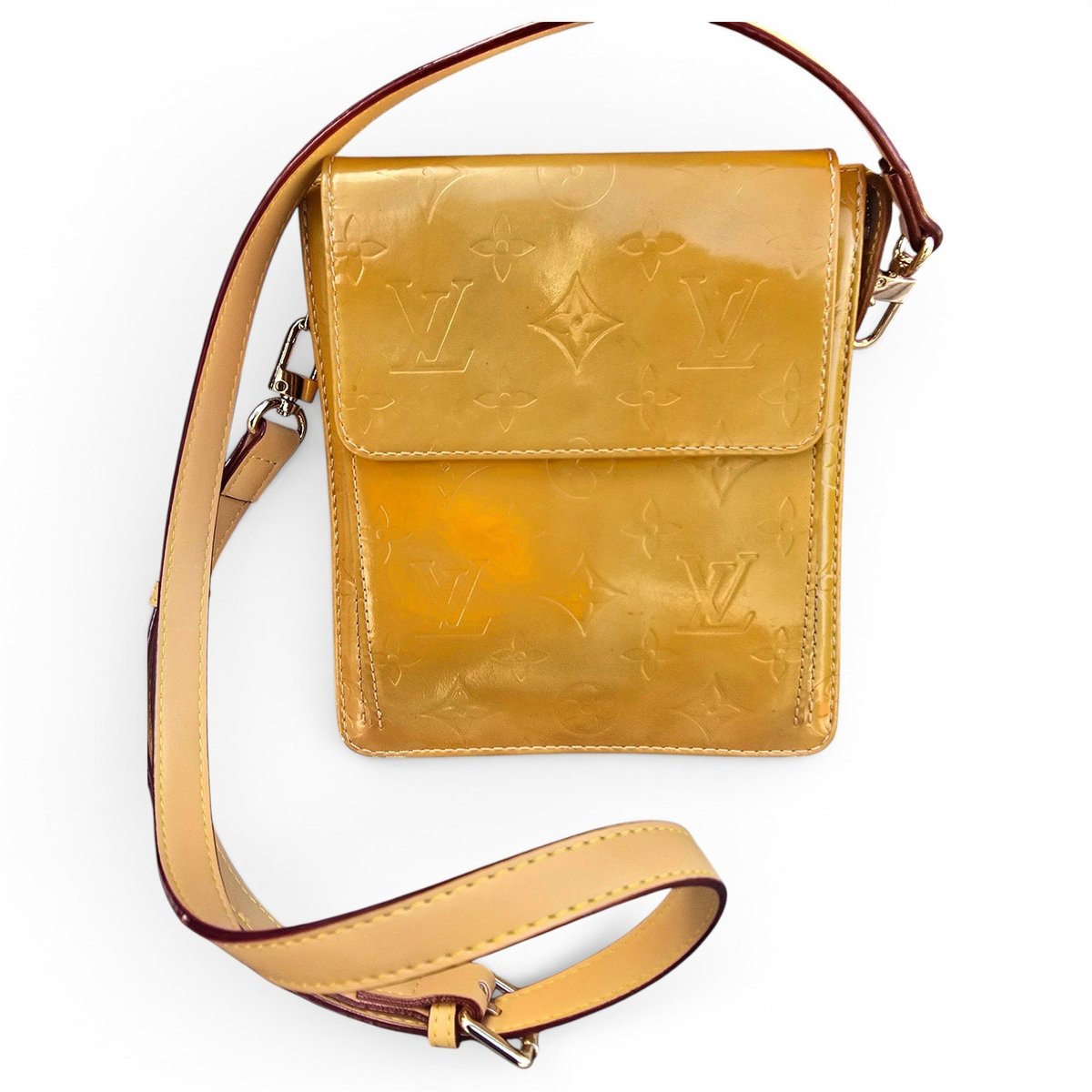 Pochette Accessoire patent leather crossbody bag