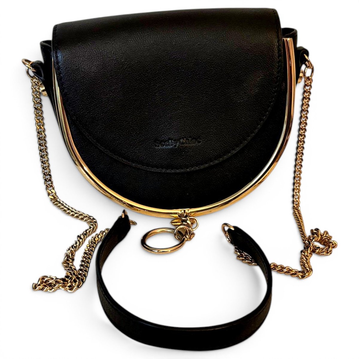 Leather crossbody bag