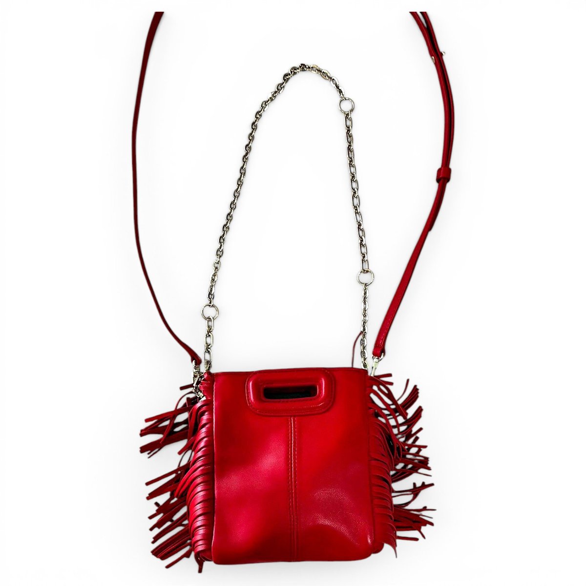 Sac M leather crossbody bag