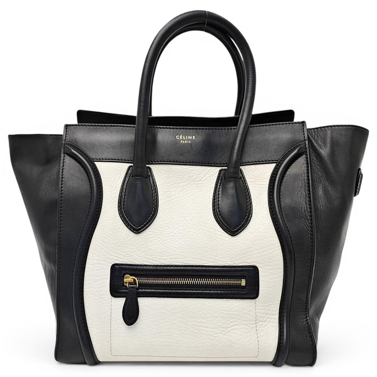 Luggage leather tote