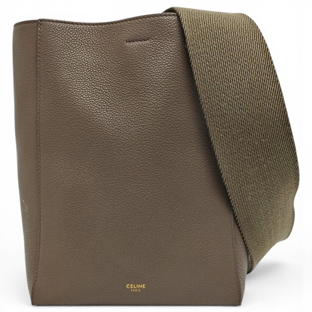 Seau Sangle leather crossbody bag
