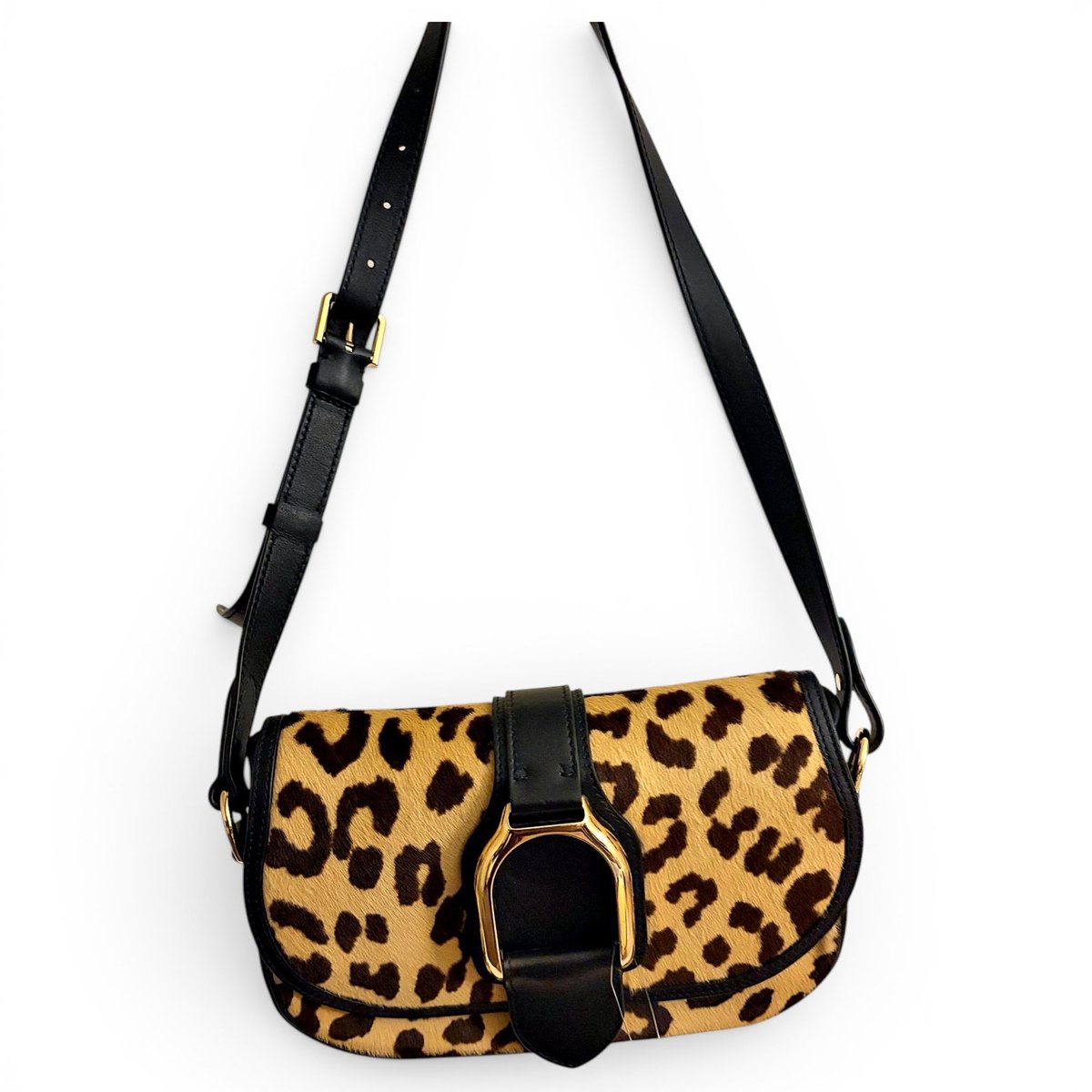 Ricky pony-style calfskin handbag
