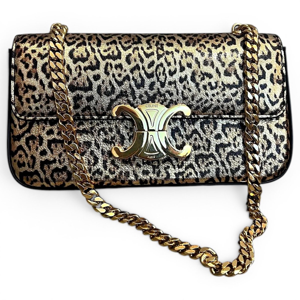 Triomphe leather handbag