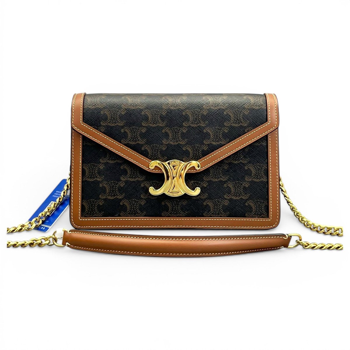 Triomphe leather handbag