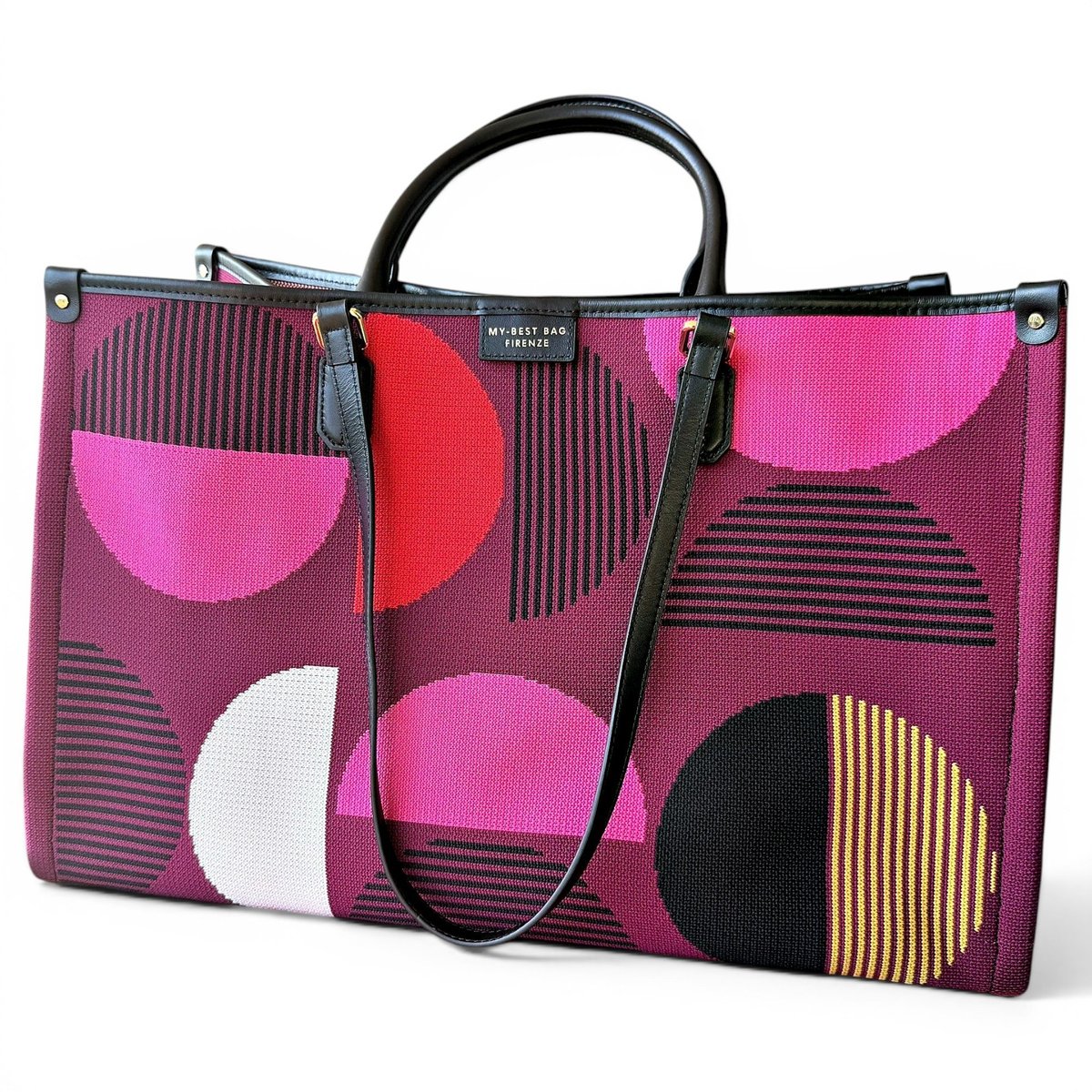 Leather tote