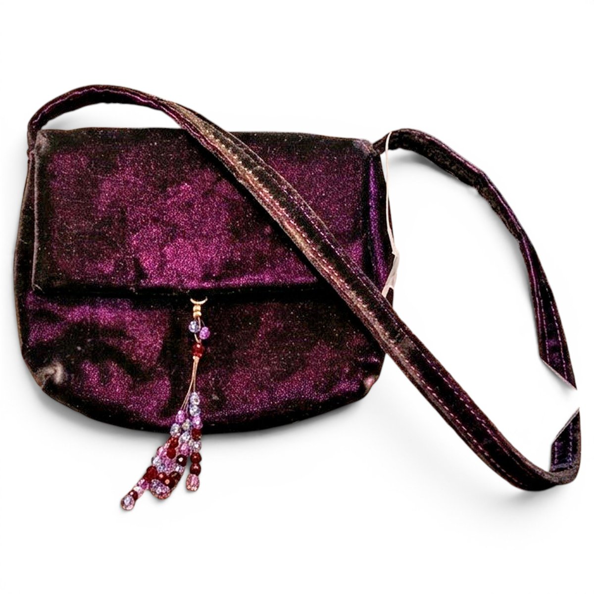 Velvet handbag