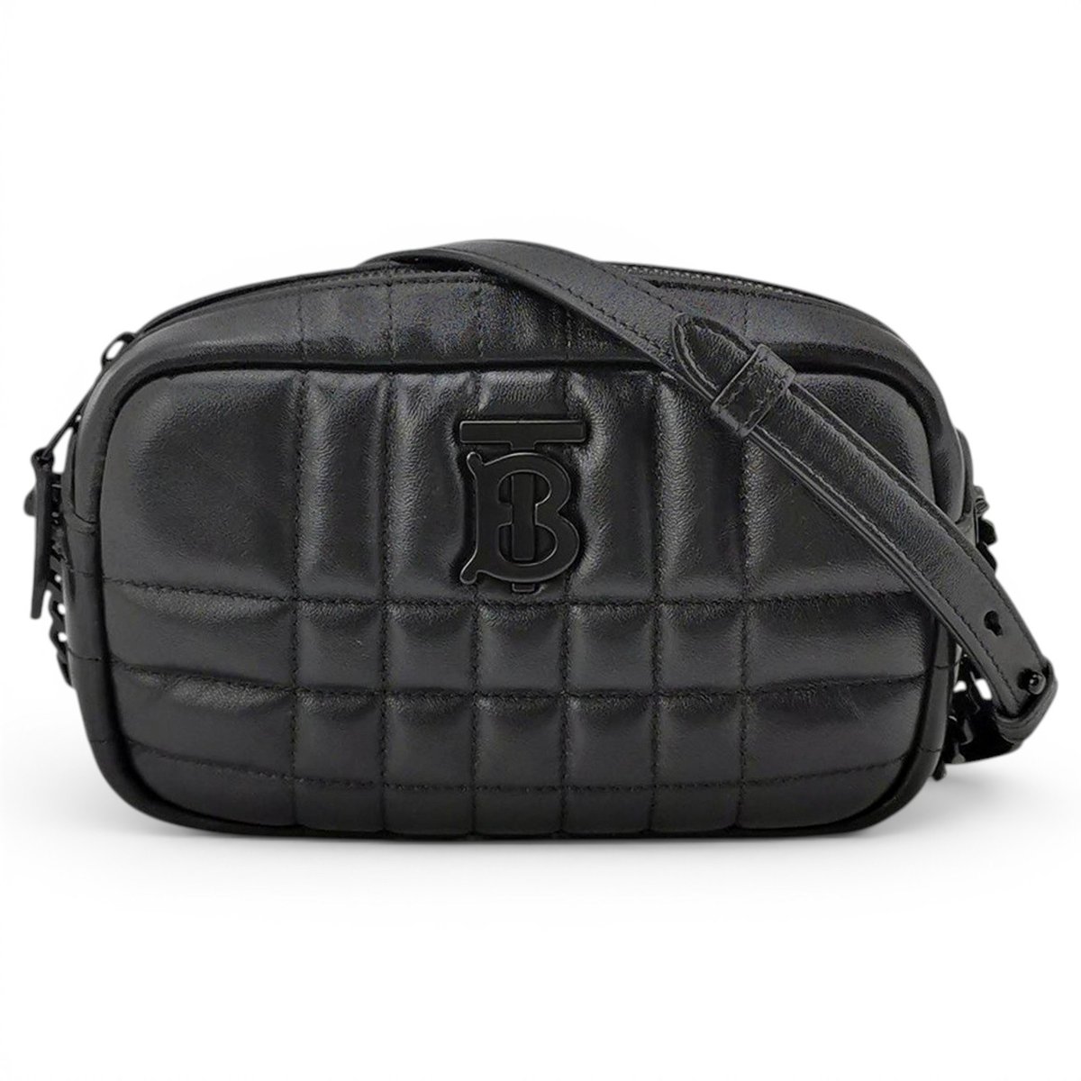 Lola Caméra leather crossbody bag