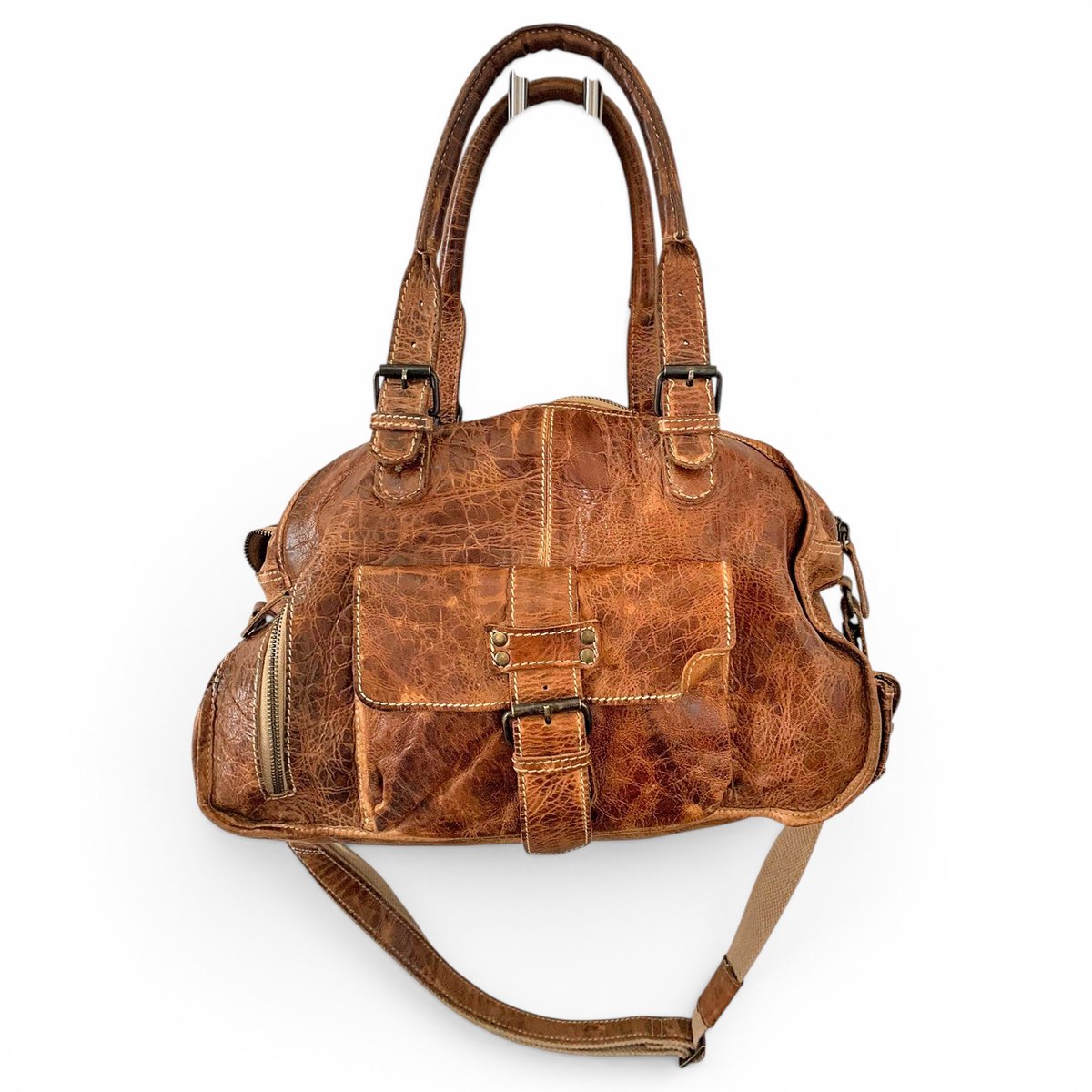 Leather handbag