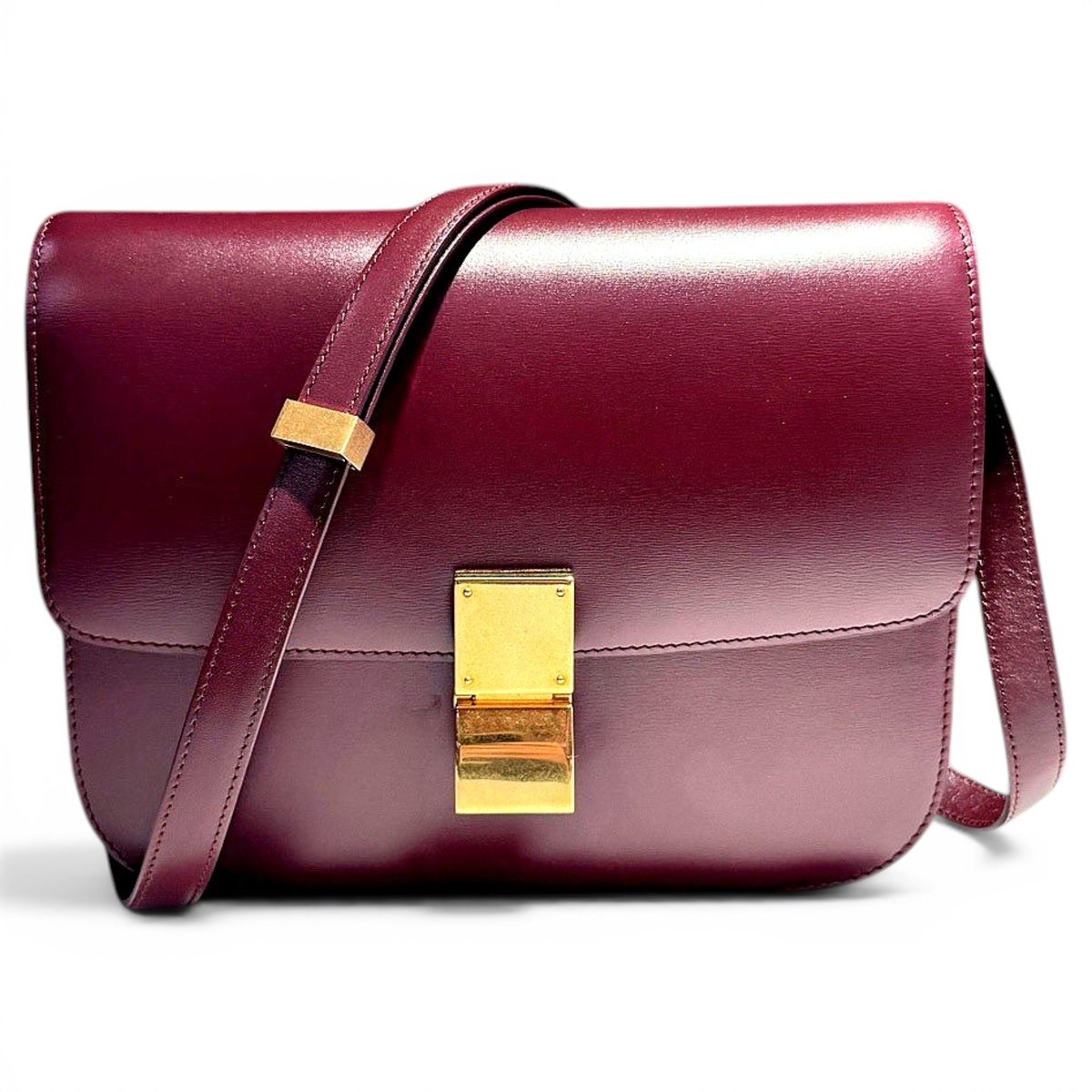 Classic leather handbag