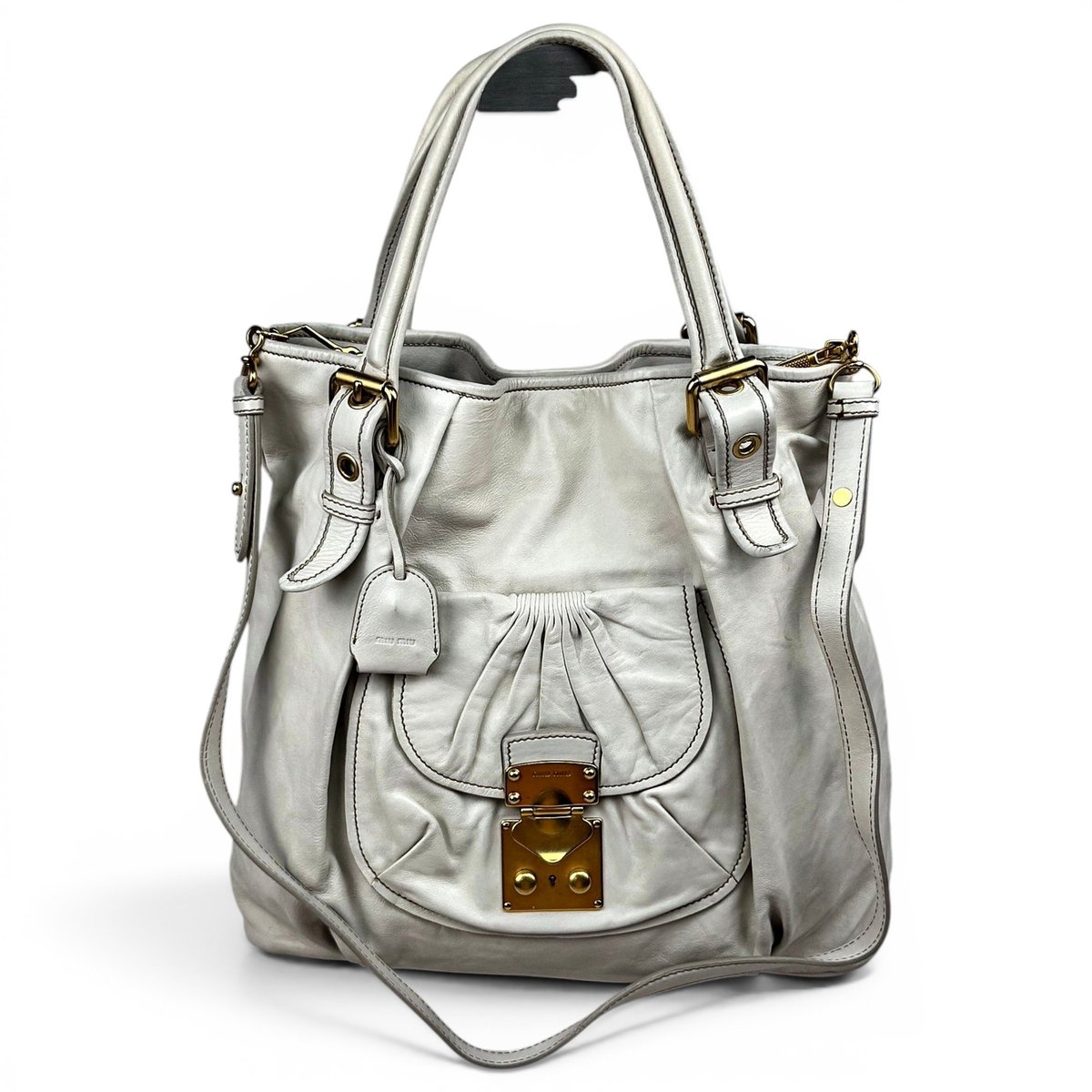 Vitello leather crossbody bag