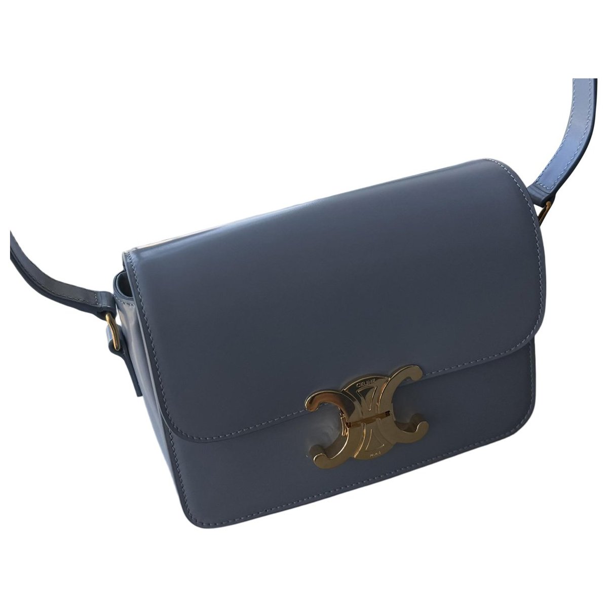 Triomphe leather handbag