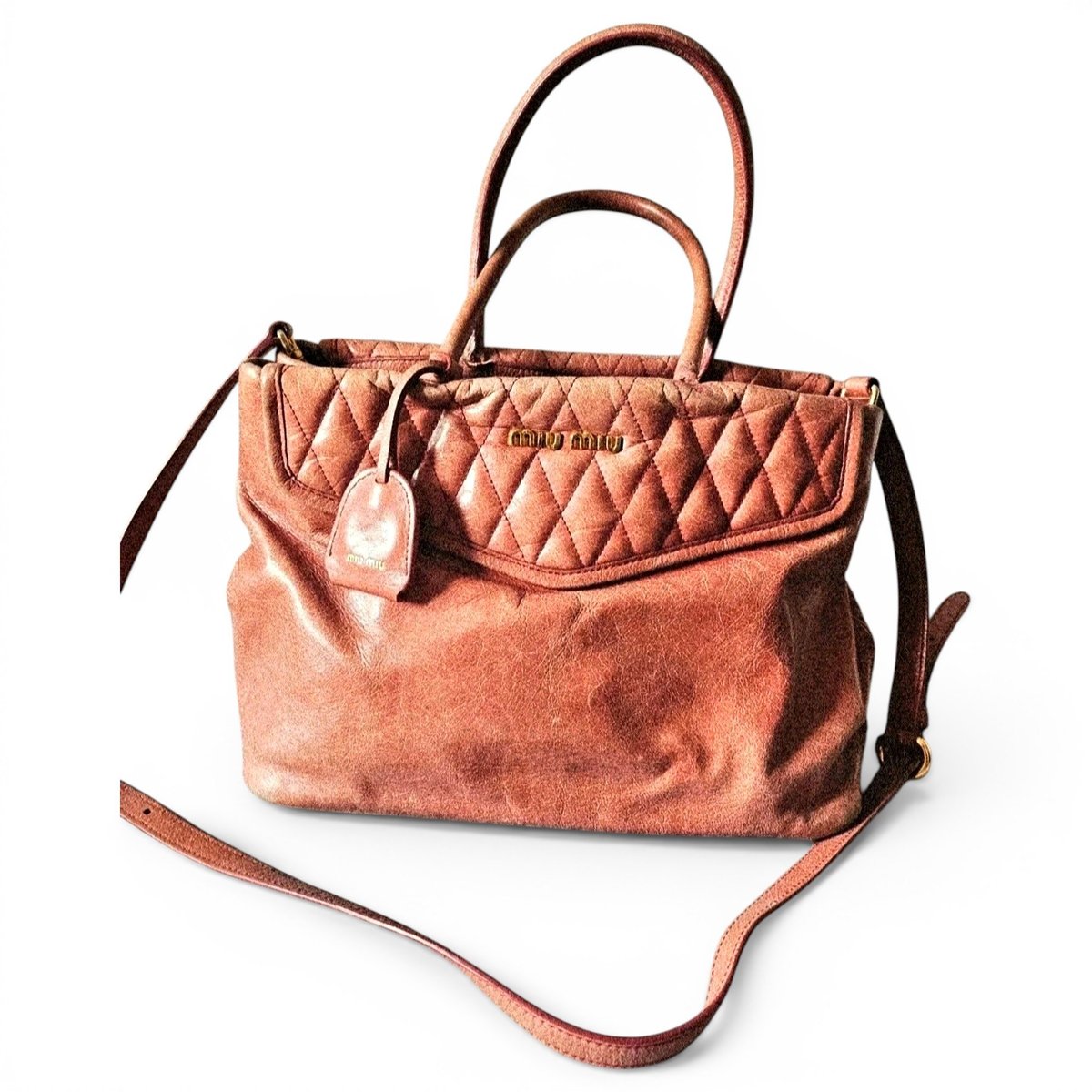 Vitello leather handbag