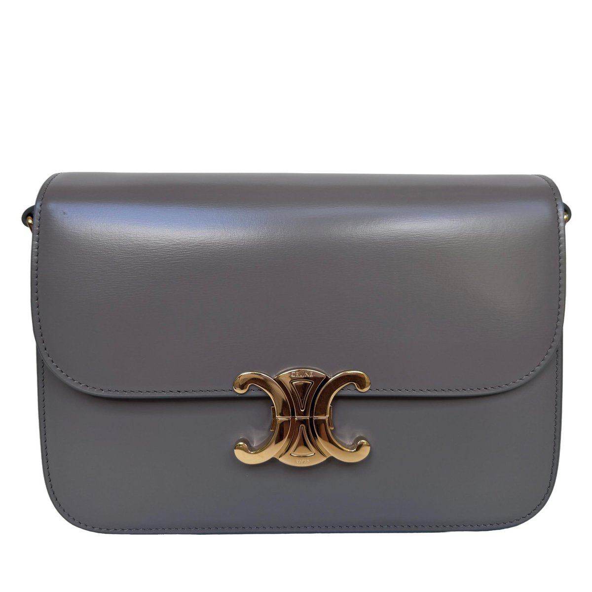 Triomphe leather crossbody bag