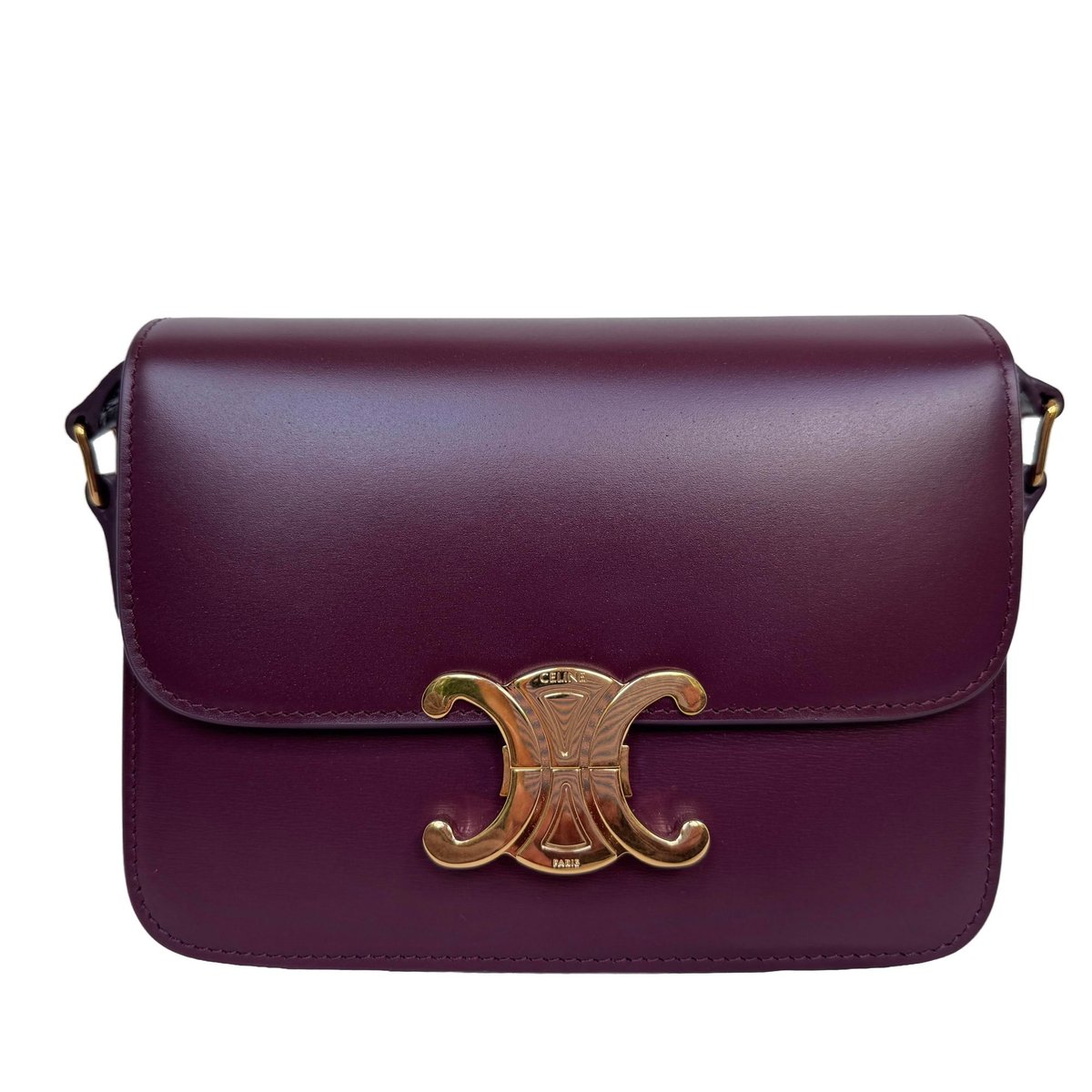 Triomphe leather crossbody bag