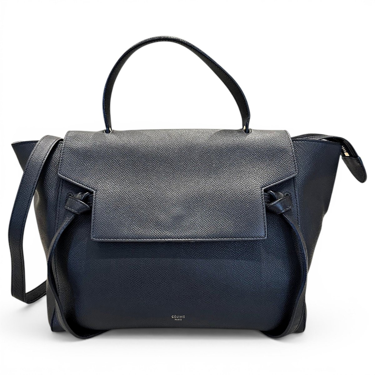 Belt leather handbag