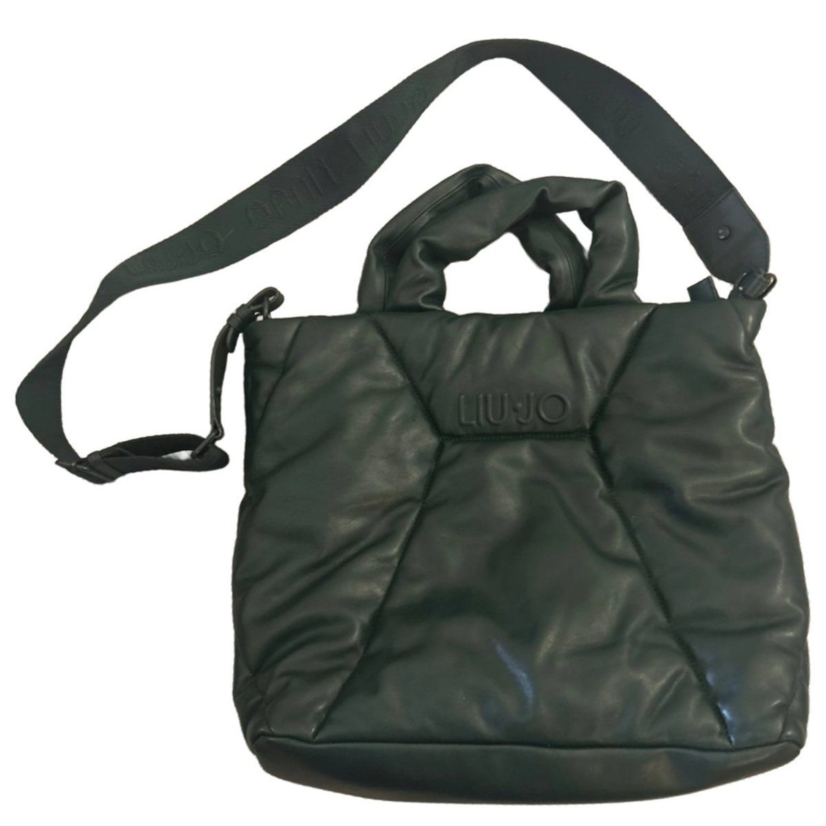 Vegan leather tote