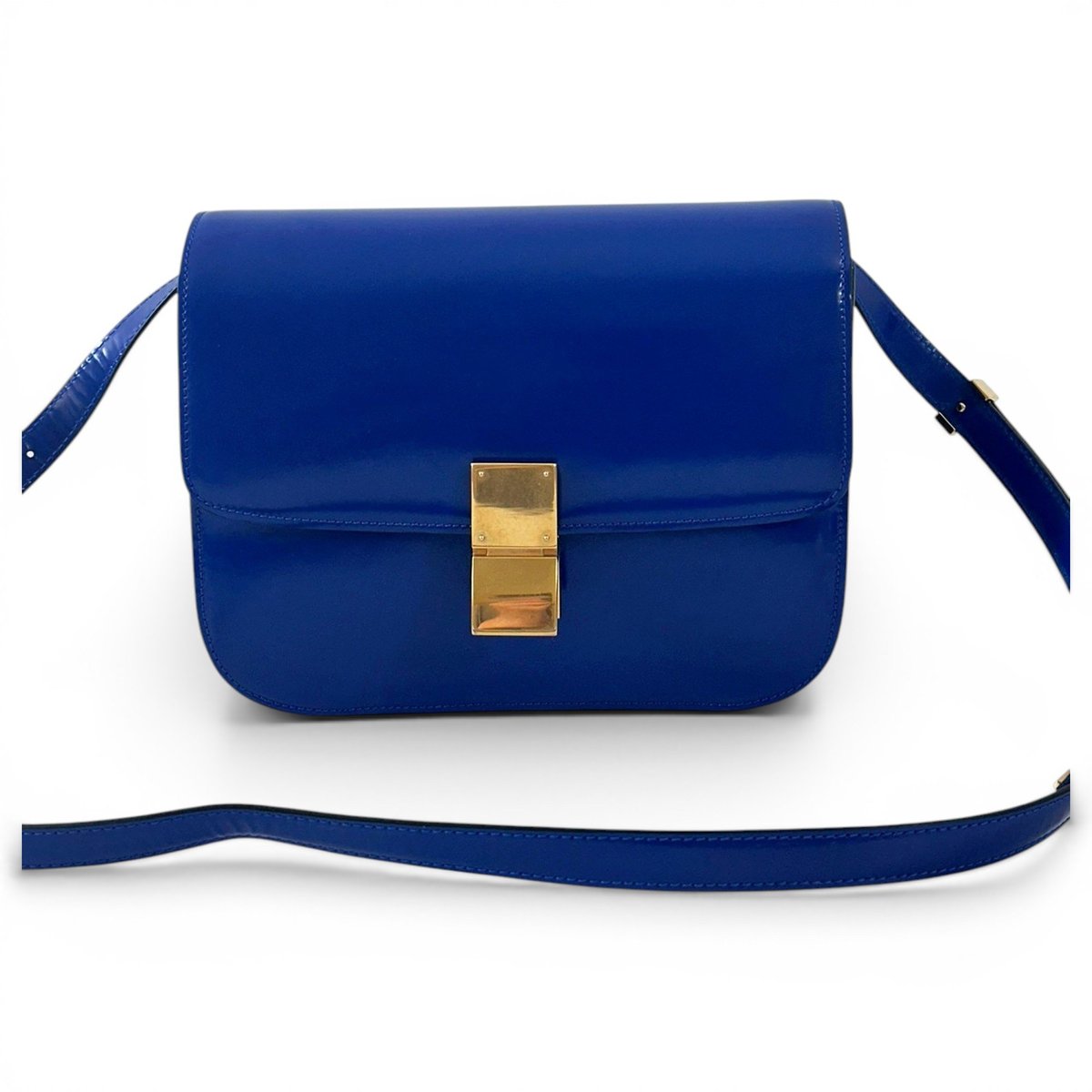 Classic leather crossbody bag