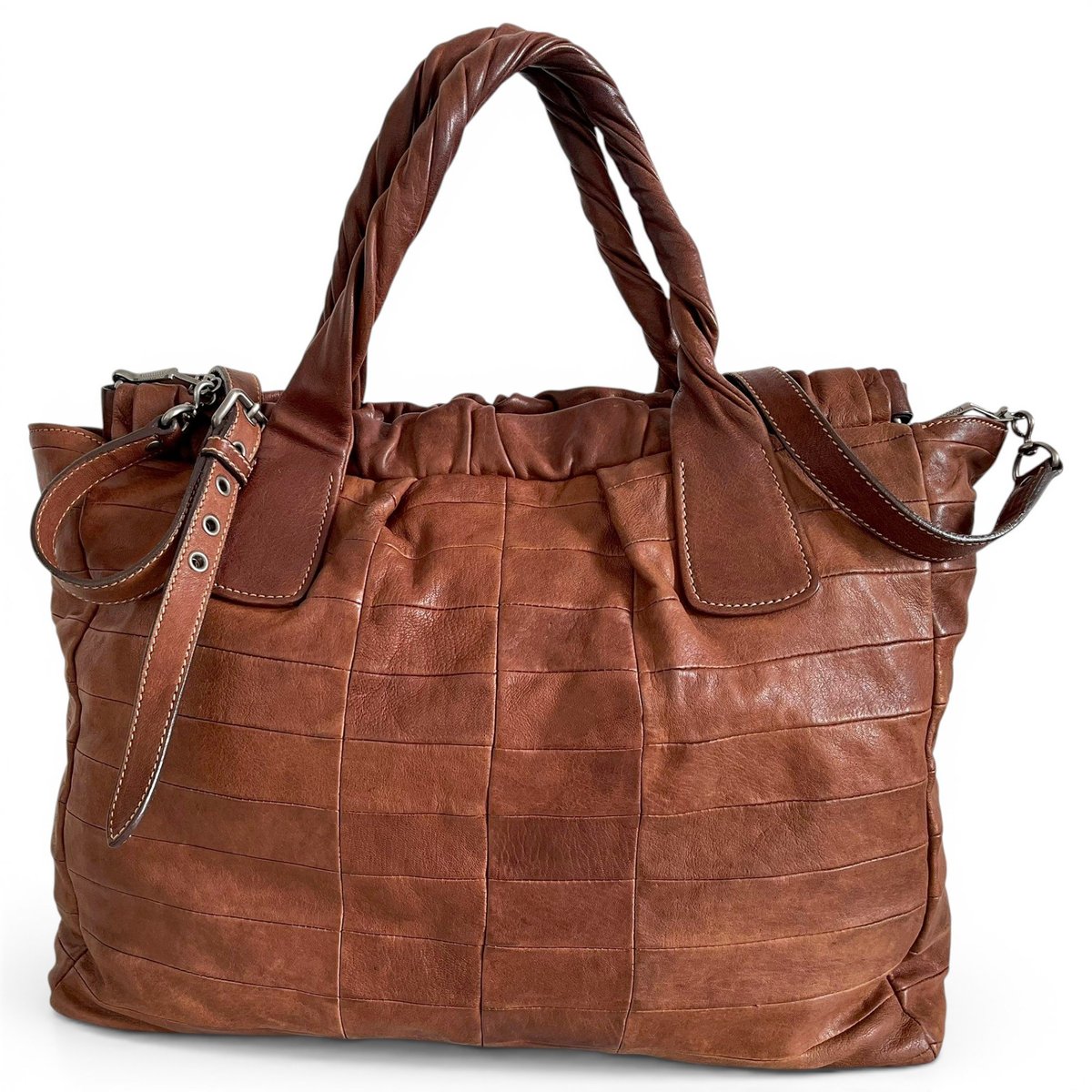 Leather handbag