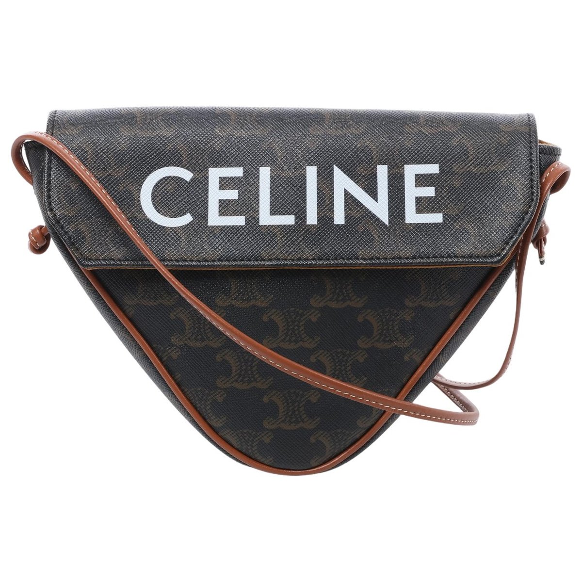 Triomphe leather handbag