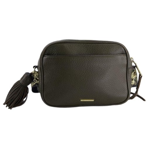 Leather crossbody bag