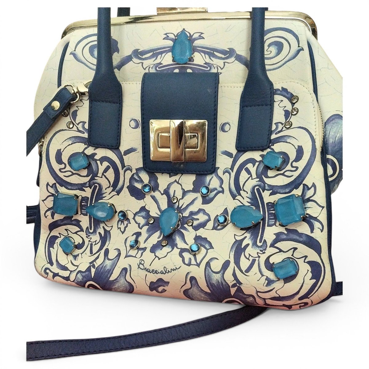 Leather handbag