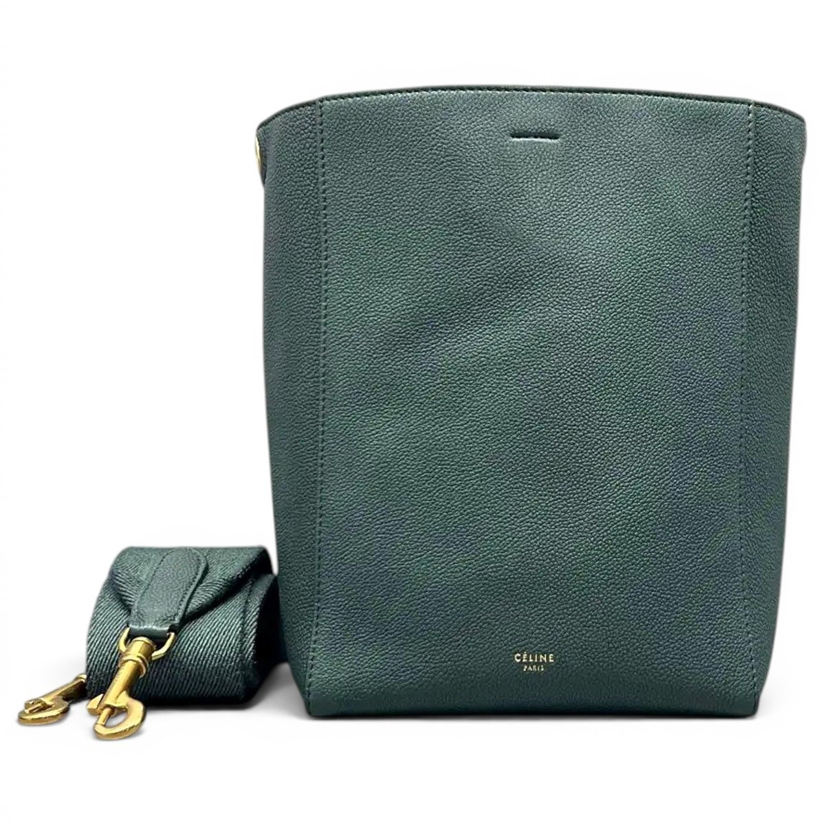 Seau Sangle leather handbag