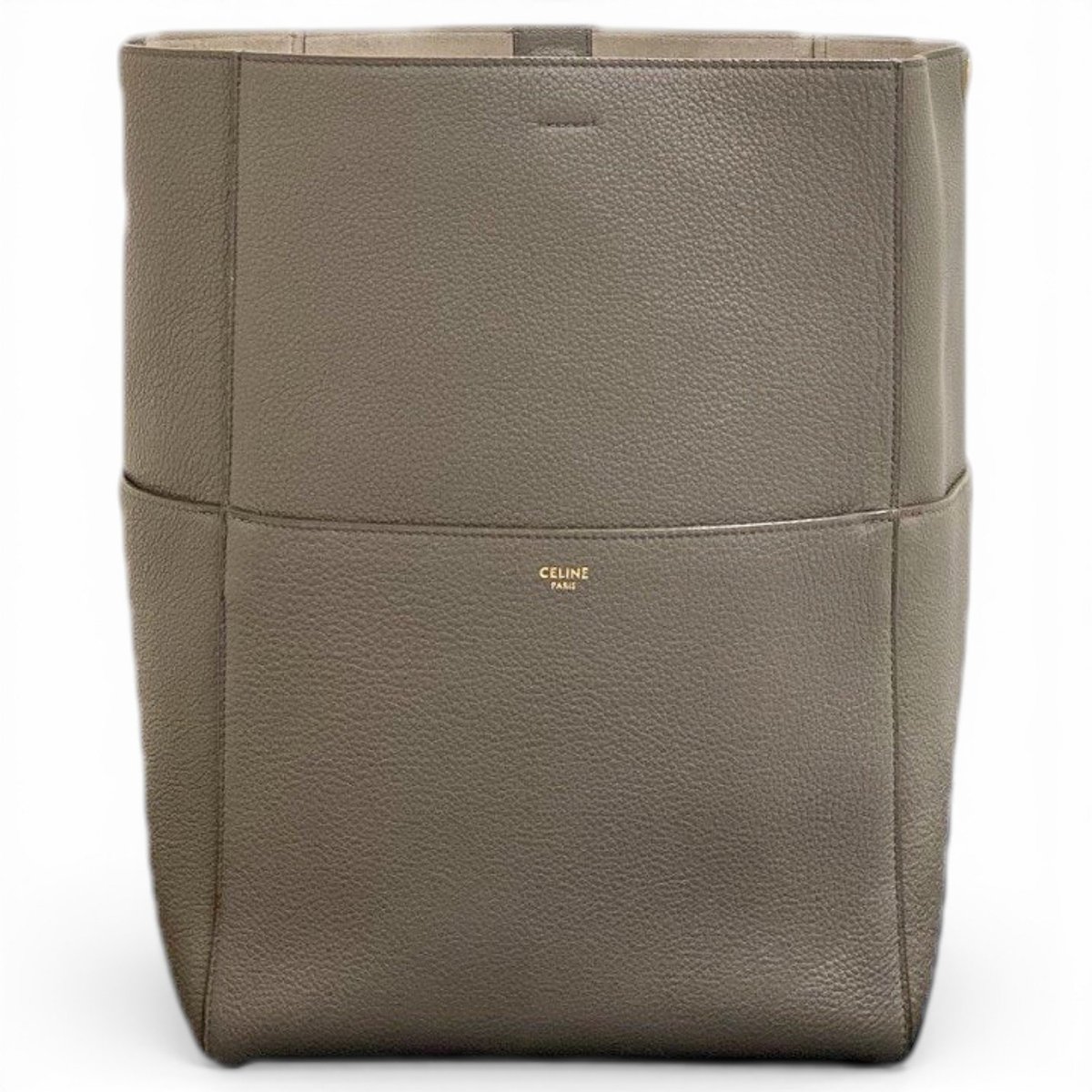 Seau Sangle leather handbag