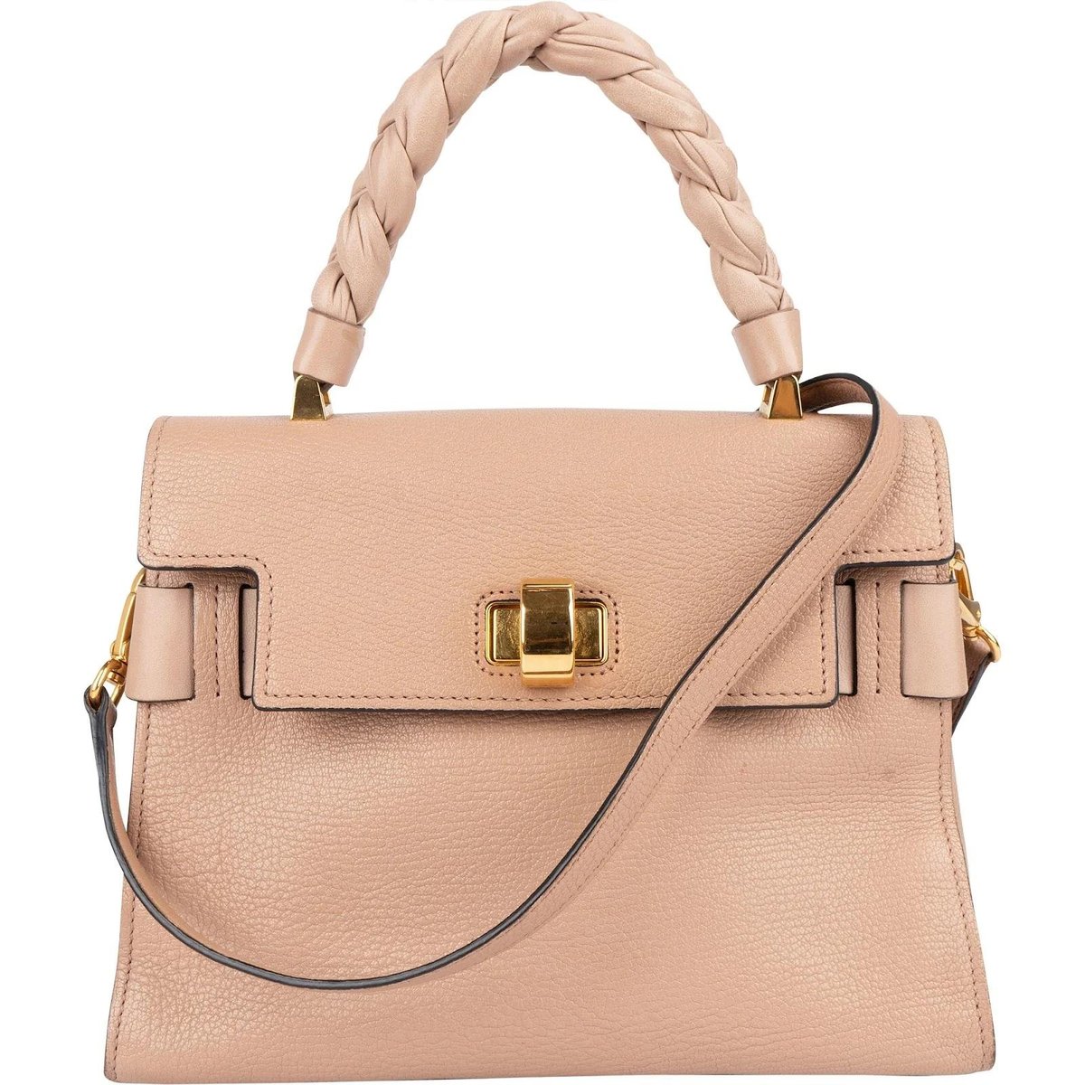 Madras leather handbag