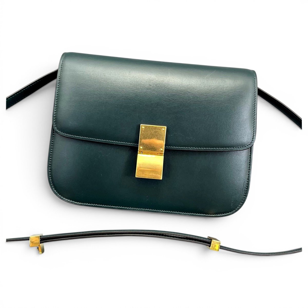 Classic leather handbag