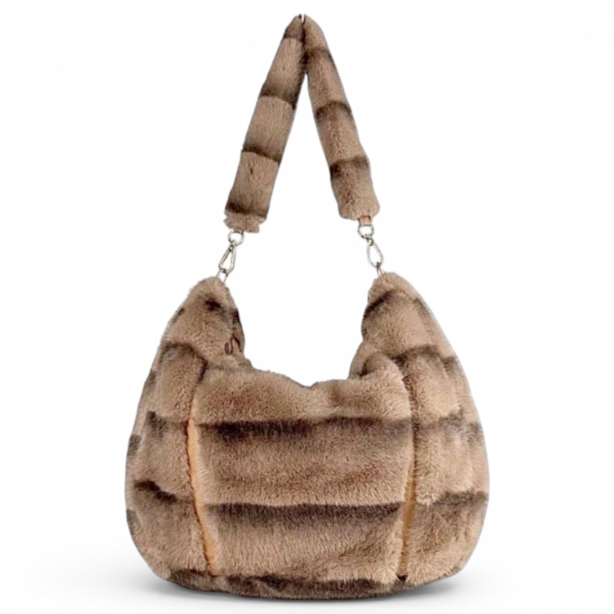 Faux fur handbag