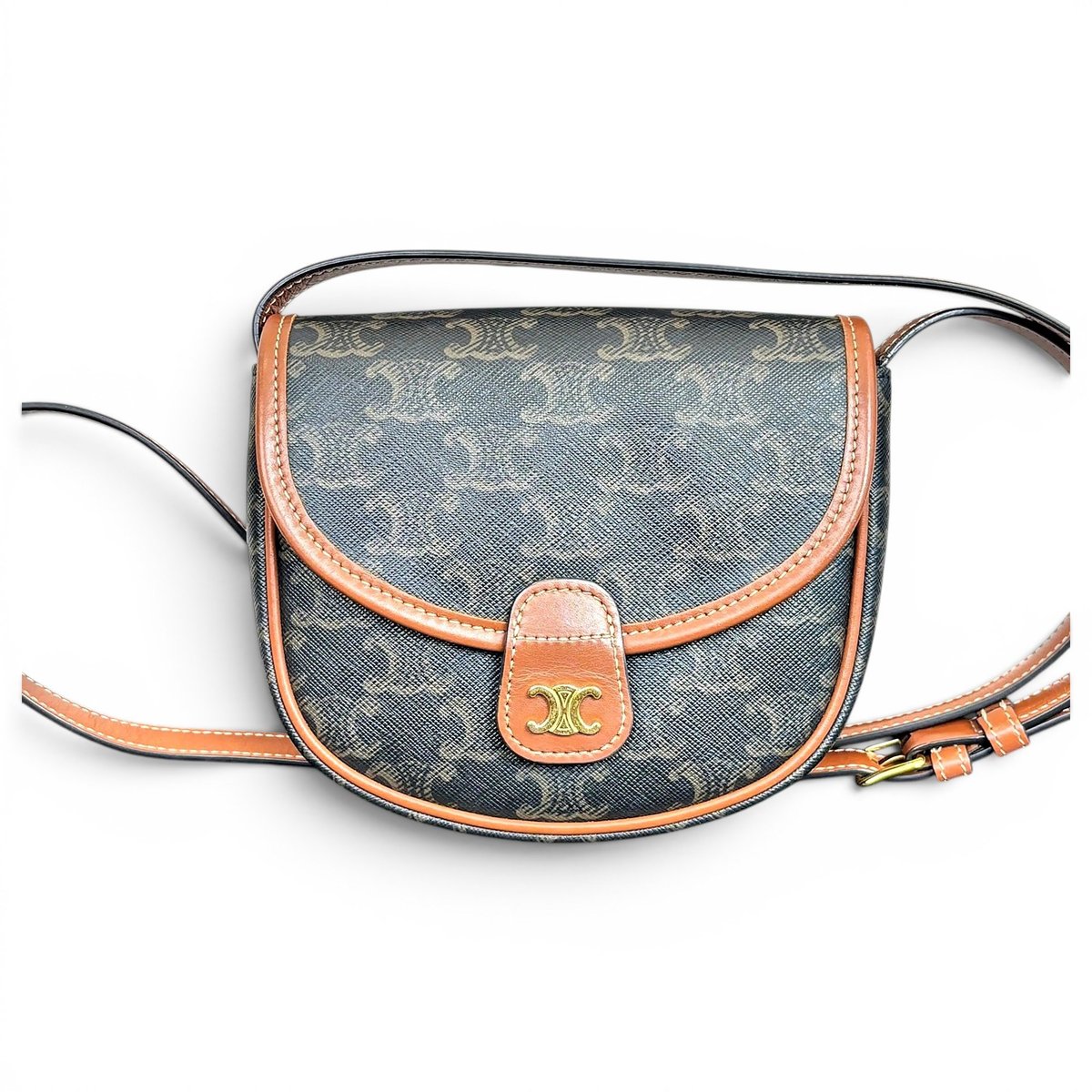 Vinyl crossbody bag